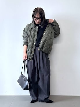 「BARNYARDSTORM（バンヤードストーム）のアイテム」を使った、byumemotoさん（レディース・160cm）の秋コーディネート