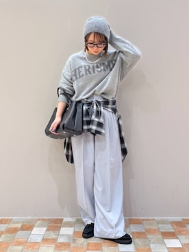 「Beau're（ヴュレ）のアイテム」を使った、byumemotoさん（レディース・160cm）の冬コーディネート