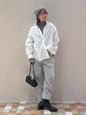 「アイテム（アクセサリー）」を使った、byumemotoさん（レディース・160cm・30代）の秋コーディネート