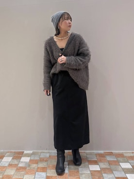 「アイテム（チョーカー）」を使った、byumemotoさん（レディース・160cm・30代）の秋コーディネート