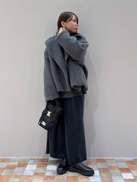 「BARNYARDSTORM（バンヤードストーム）のアイテム」を使った、byumemotoさん（レディース・160cm）の冬コーディネート