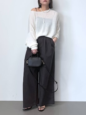 「アイテム（チノパンツ）」を使った、byumemotoさん（レディース・160cm・20代）の夏コーディネート
