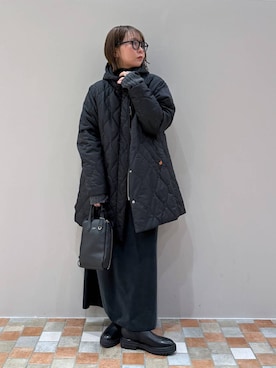 「Beau're（ヴュレ）のアイテム」を使った、byumemotoさん（レディース・160cm）の冬コーディネート