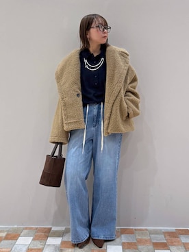 「BARNYARDSTORM（バンヤードストーム）のアイテム」を使った、byumemotoさん（レディース・160cm）の冬コーディネート