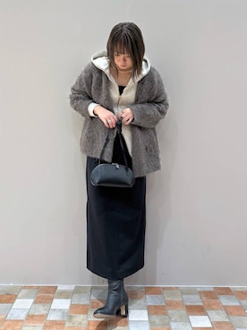 「アイテム（チョーカー）」を使った、byumemotoさん（レディース・160cm・30代）の秋コーディネート