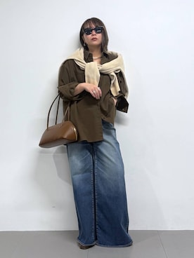 「アイテム（チョーカー）」を使った、byumemotoさん（レディース・160cm・30代）の秋コーディネート