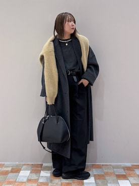 「アイテム（ファッション雑貨）」を使った、byumemotoさん（レディース・160cm・30代）の秋コーディネート