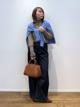 「アイテム（チョーカー）」を使った、byumemotoさん（レディース・160cm）の秋コーディネート