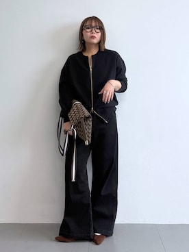 「アイテム（チョーカー）」を使った、byumemotoさん（レディース・160cm・30代）の秋コーディネート