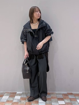 「BARNYARDSTORM（バンヤードストーム）のアイテム」を使った、byumemotoさん（レディース・160cm）の秋コーディネート