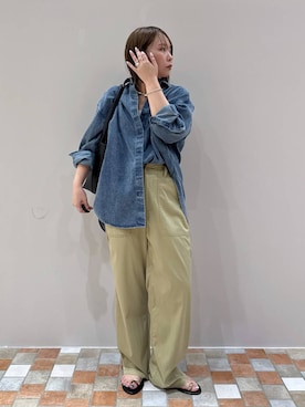 「アイテム（チョーカー）」を使った、byumemotoさん（レディース・160cm・30代）の夏コーディネート