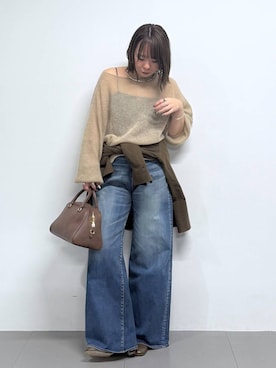 「アイテム（チョーカー）」を使った、byumemotoさん（レディース・160cm・30代）の秋コーディネート