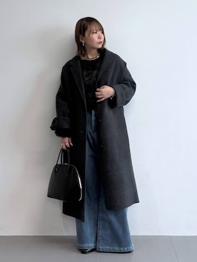 「BARNYARDSTORM（バンヤードストーム）のアイテム」を使った、byumemotoさん（レディース・160cm）の冬コーディネート