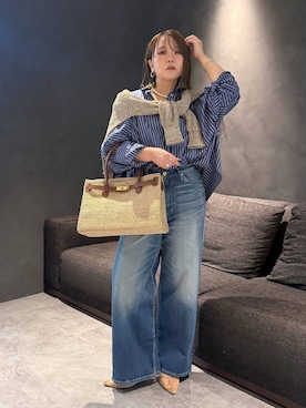 「BARNYARDSTORM（バンヤードストーム）のアイテム（トップス）」を使った、byumemotoさん（レディース・160cm）の冬コーディネート