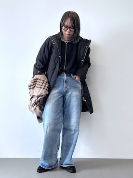 「アイテム（チョーカー）」を使った、byumemotoさん（レディース・160cm・30代）の秋コーディネート