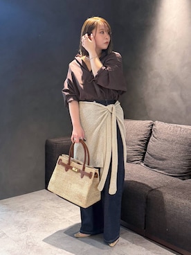 「BARNYARDSTORM（バンヤードストーム）のアイテム」を使った、byumemotoさん（レディース・160cm）の冬コーディネート