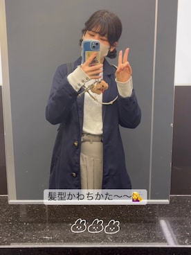 「AS KNOW AS PINKY（アズノゥアズピンキー）のアイテム」を使った、🐶さん（レディース・156cm）の秋コーディネート