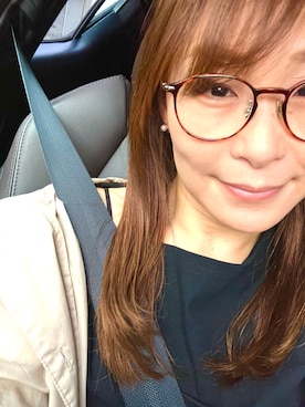 「HANNE（アン）のアシメネックTシャツ（Tシャツ/カットソー）」を使った、sakanaeeさん（レディース・155cm・40代）の夏コーディネート