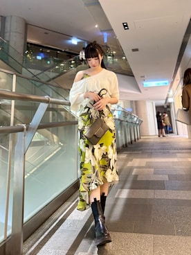「ALLSAINTS（オールセインツ）のアイテム」を使った、Natsuさん（レディース・159cm）の春コーディネート