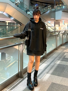 「ALLSAINTS（オールセインツ）のアイテム」を使った、Natsuさん（骨格ウェーブ・レディース・159cm）の秋コーディネート