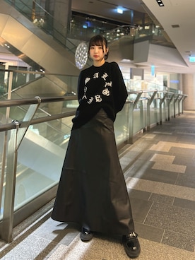 「ALLSAINTS（オールセインツ）のアイテム」を使った、Natsuさん（レディース・159cm）の秋コーディネート
