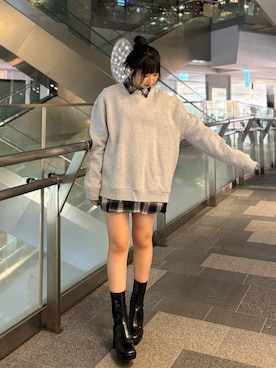 「ALLSAINTS（オールセインツ）のアイテム」を使った、Natsuさん（レディース・159cm）の秋コーディネート