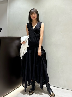 「ALLSAINTS（オールセインツ）のアイテム」を使った、Natsuさん（骨格ウェーブ・レディース・159cm）の夏コーディネート