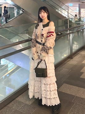 「ALLSAINTS（オールセインツ）のアイテム」を使った、Natsuさん（レディース・159cm）の春コーディネート