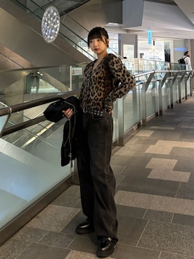 「ALLSAINTS（オールセインツ）のアイテム」を使った、Natsuさん（レディース・159cm）の秋コーディネート