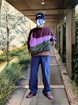 「NIKE SB（ナイキエスビー）のアイテム」を使った、ホンマヨさん（メンズ・175cm）の冬コーディネート