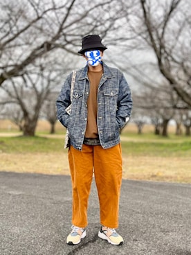 「アイテム（インテリア）」を使った、ホンマヨさん（メンズ・175cm）の冬コーディネート