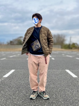 「アイテム（インテリア）」を使った、ホンマヨさん（メンズ・175cm）の冬コーディネート