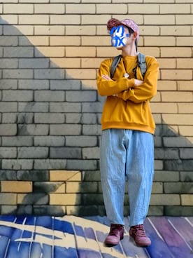 「NIKE SB（ナイキエスビー）のアイテム」を使った、ホンマヨさん（メンズ・175cm）の秋コーディネート