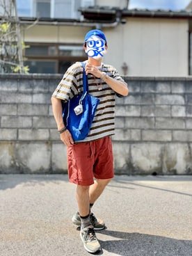 「アイテム（レッグウェア）」を使った、ホンマヨさん（メンズ・175cm）の秋コーディネート