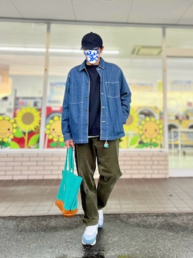 「アイテム（インテリア）」を使った、ホンマヨさん（メンズ・175cm）の冬コーディネート