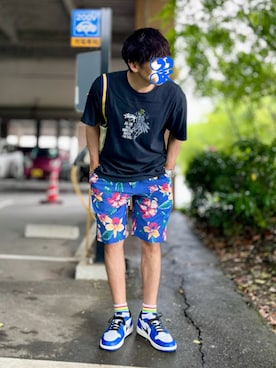 「アイテム（アクセサリー）」を使った、ホンマヨさん（メンズ・175cm・40代）の夏コーディネート