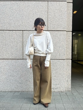 「CLEIO（クレイオ）のアイテム」を使った、ユウさん（レディース・157cm）の冬コーディネート