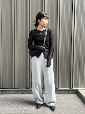 「&g'aime（アンジェム）のアイテム」を使った、ユウさん（レディース・157cm）の冬コーディネート