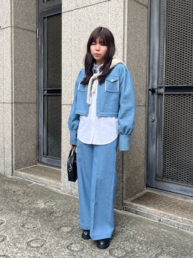 「CLEIO（クレイオ）のアイテム」を使った、ユウさん（レディース・157cm）の冬コーディネート