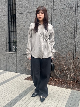 「CLEIO（クレイオ）のアイテム」を使った、ユウさん（レディース・157cm）の春コーディネート