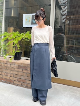 「SONA（ソナ）のアイテム」を使った、ユウさん（レディース・157cm）の夏コーディネート