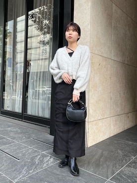 「アイテム（ワンピース/ドレス）」を使った、ユウさん（レディース・157cm・20代）の冬コーディネート