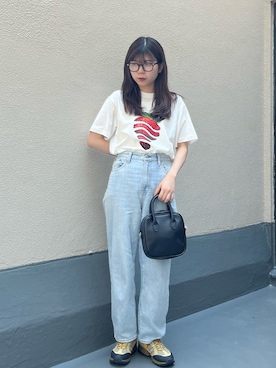 「UNIT CHEST（ユニットチェスト）のアイテム」を使った、ユウさん（レディース・157cm）の夏コーディネート