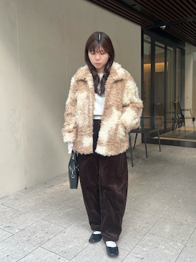 「CLEIO（クレイオ）のアイテム」を使った、ユウさん（レディース・157cm）の冬コーディネート