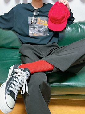 Renさん（メンズ・172cm）の春コーディネート