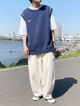 「pairpair」｜PairPair_menさん（メンズ・170cm）の春コーディネート