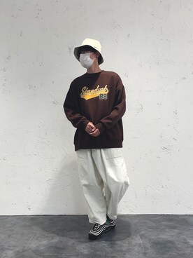 「pairpair」｜「アイテム（帽子）」を使った、PairPair_menさん（メンズ・170cm）の冬コーディネート