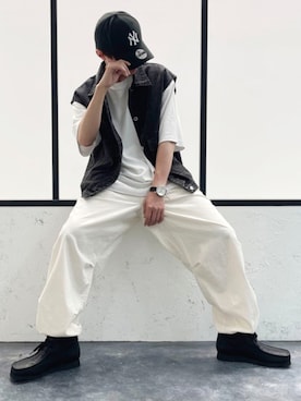 「pairpair」｜PairPair_menさん（メンズ・170cm）の春コーディネート