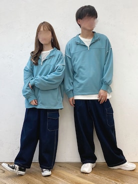 「Coming soon…」｜「アイテム（スウェット）」を使った、PairPair_menさん（メンズ・170cm）の春コーディネート