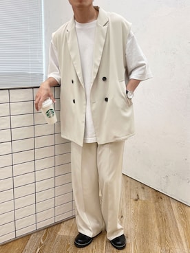 「pairpair」｜PairPair_menさん（メンズ・170cm）の春コーディネート